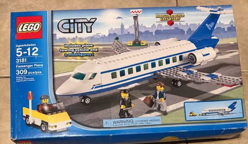Lego city aereo - city, passeggero