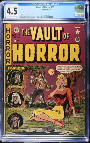 Copertina vault horror 19 - vault, of
