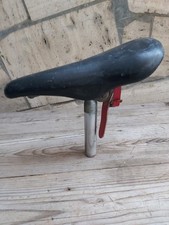 Sella e Canotto Bici Corsa D'epoca 26, 4 mm x Bianchi Sprint Torpado Atala 