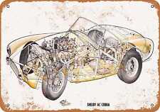 METAL SIGN - 1962 Shelby AC