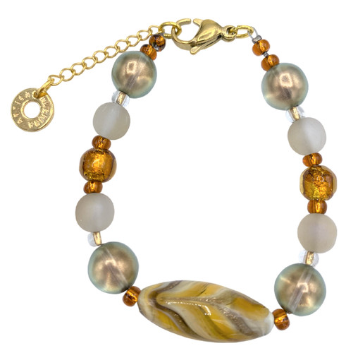 Bracciale donna vetro di - bracciale,
