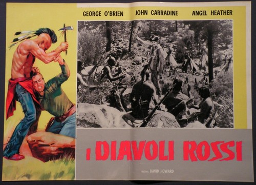 Fotobusta diavoli rossi 1951 - diavoli,