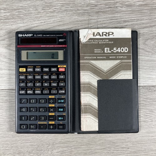 Sharp 540d calcolatrice - sharp,