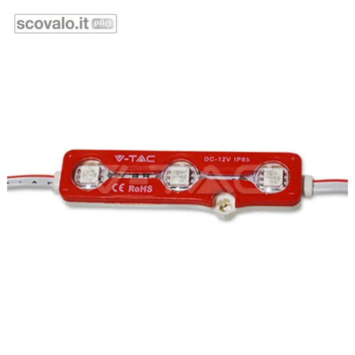 Modulo led rosso 12v 72w - rosso, 0,72w