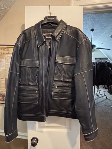 Giacca pelle uomo harley - giacca,