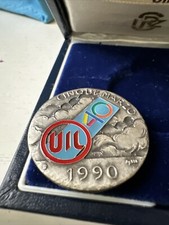 MEDAGLIA POLIGRAFICO E ZECCA DELLO  STATO 40° UIL 5 MARZO 1990 CON CUSTODIA 