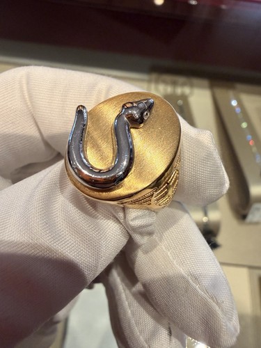 Anello uomo serpente oro - anello,