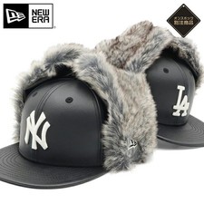 Cappellino in pelle sintetica orecchio di cane New Era 59FIFTY esclusivo Yankees/LA
