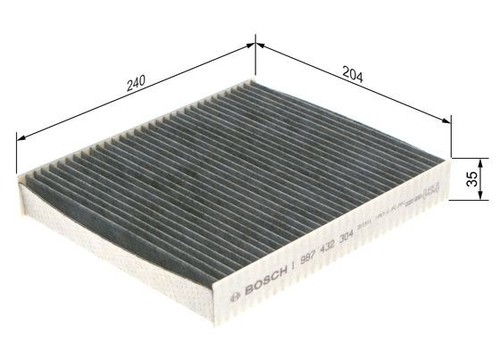Bosch 1987432304 filtro - 1987432304,