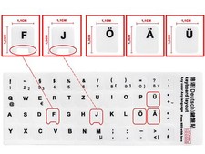 IT - Adesivo tastiera bianco