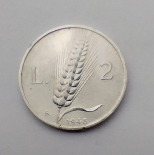 Moneta lire 1948 - 2, spl