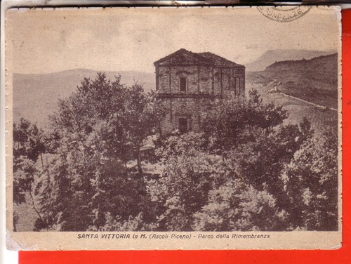 Cartolina santa vittoria - santa, in