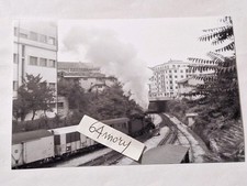 Fotografia Stazione di Alba Convoglio merci trainato dalla Locomotiva a vapore