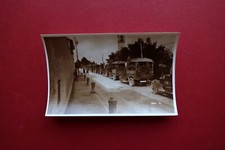 Fotocartolina Originale WW1 Colonna di Camion al Fronte Soldati 1° Guerra