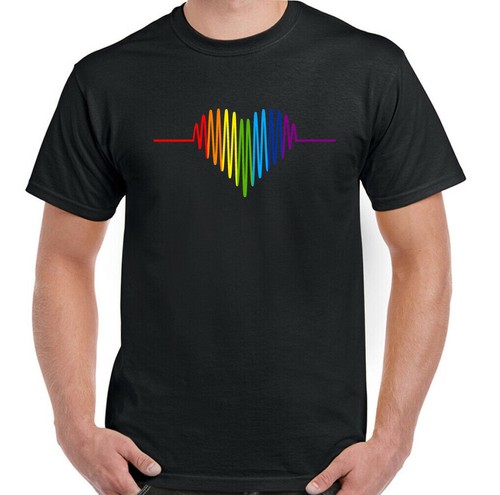 Lgbt shirt gay pulse cuore - gay,