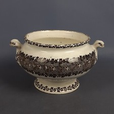 Antica zuppiera ceramica - zuppiera, in