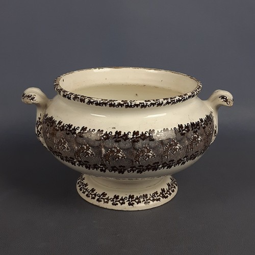 Antica zuppiera ceramica - in,