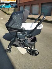 passeggino trio CAM,blu scuro, praticamente nuovo usato pochissimo 