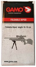 Gamo robusto bipide pieghevole con gambe estensibili per pistole ad aria compressa. Include kit di fissaggio