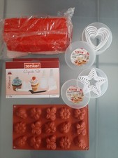 Lotto kit 27 pezzi decorazione torte dolci stampi biscotti plumcake silicone