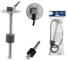 GALLEGGIANTE INDICATORE LIVELLO INOX SERBATOIO CARBURANTE ACQUA 33 OHM