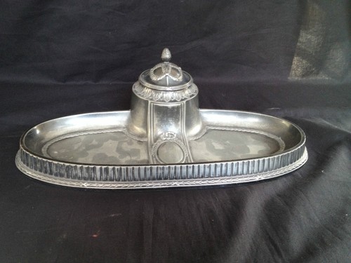 Antico latta scrivania - latta,
