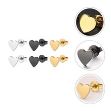  3 paia in acciaio inox per