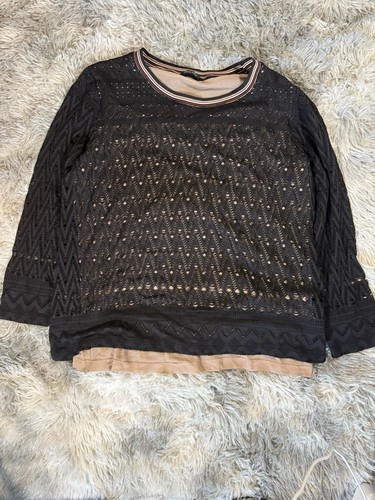 Maglia elena mirò traforata - maglia,