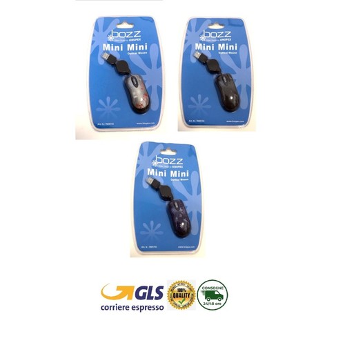 Mini mouse ottico usb knopex - mini,