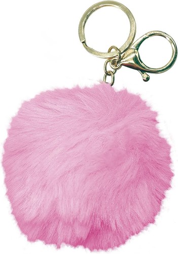 Portachiavi con pompon - con,