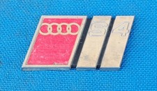 Audi Original S4 Plakette Schriftzug Emblem Logo für Lenkrad