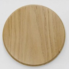 Piastra di Cinghiale Rotondo Rovere Chiaro Af 17 CM Gewaffbrett Scudo Trofeo
