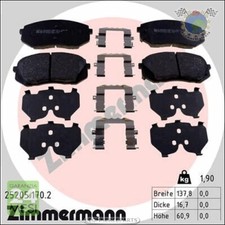 Kit pastiglie freno Zimmermann
