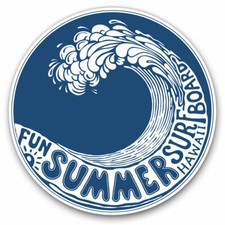 2 x Vinyl Stickers 20cm -