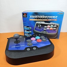 Controller HORI Fighting Stick 2 PlayStation 2 PS2 Arcade COMPLETO JAPAN