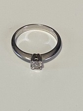 anello da donna in oro bianco