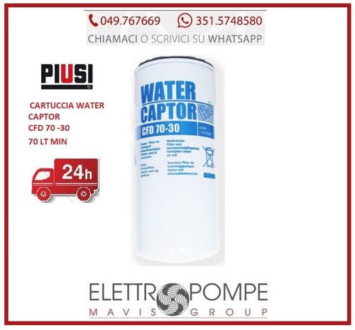 Piusi water captor - captor, 70-30