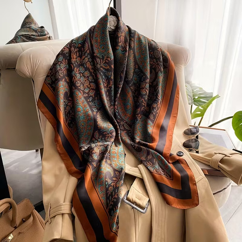 Sciarpa scialle donna - , marrone