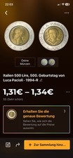 Moneta Italia 500 Lire, 500°