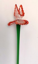 FIORE Con Stelo VETRO SOFFIATO MURANO 1980 RIF 9.1.25