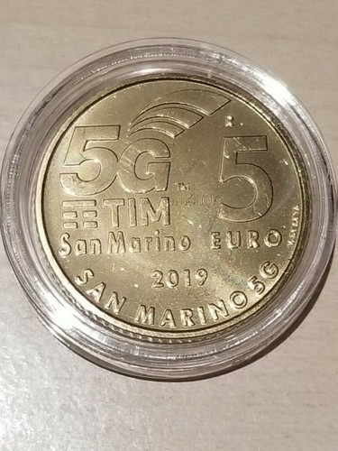 Monete cinque euro san - da,