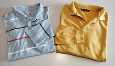 N° 2 MAGLIE POLO MANICA LUNGA 2XL UOMO USATO ROBE DI KAPPA/CELIO SPORTWEARS