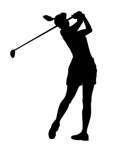 Adesivo auto golfista - 8, 12