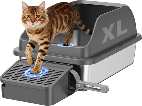 Lettiera per gatti acciaio - lettiera,