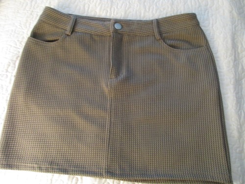 Minigonna lis verde opaco - minigonna, le
