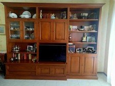 mobile soggiorno  vero legno noce nazionale Artigianato Vicentino