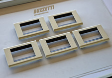 Bticino 4713BE 5PZ. placche Living Classic beige bianco panna