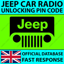 PIN SBLOCCO JEEP AUTORADIO