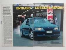 Clipping Ritaglio Articolo 1991 LOTUS OMEGA La Berlina Opel con Meccanica Lotus