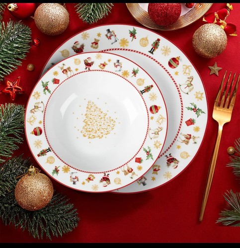 Set piatti natalizi - set,